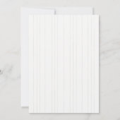 Invitation Cadre de verdure fantaisiste pour mariage (Dos)