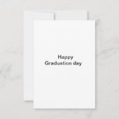 Invitation Cadre décoratif or et noir (Dos)