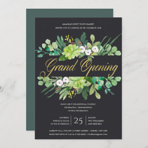 INVITATION CADRE D'OUVERTURE GRANDE CÉRÉMONIE D'OUVERTURE DE