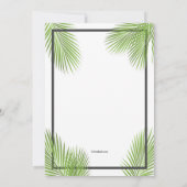 Invitation Cadre du dimanche des Rameaux (Dos)