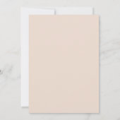 Invitation Cadre en bois simple Mariage rustique (Dos)