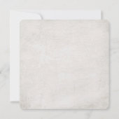 Invitation Cadre et nœud en ruban de satin noir pour mariage (Dos)