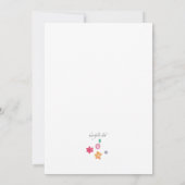 Invitation Cadre Fleur (Dos)