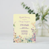 Invitation cadre floral boho (Debout devant)