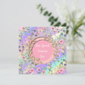 Invitation Cadre floral élégant : pour chaque occasion (Debout devant)