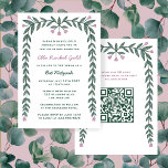 Invitation Cadre floral personnalisé QR Code Bat mitzvah fill<br><div class="desc">Carte parfaite pour annoncer un bat mitzvah, bar mitzvah ou une autre célébration juive ! L'art dessiné à la main pour vous à l'avant et à l'arrière ! ENTIÈREMENT PERSONNALISABLE ! Cliquez sur "Personnaliser" ci-dessus pour modifier le texte et ajouter votre lien au code QR. Cliquez sur "modifier à l'aide...</div>
