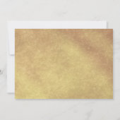 Invitation Cadre Or 50e Anniversaire de Mariage (Dos)