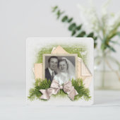 Invitation Cadre photo de renouvellement de vœux de mariage d (Debout devant)