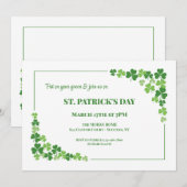 Invitation Cadre Trèfle (Devant / Derrière)