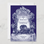 Invitation Cadre Vanity Style Rococo baroque (Devant)
