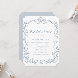 Invitation Cadre Victorien Vintage Mariage