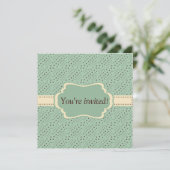 Invitation Cadre vintage (Debout devant)