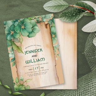 Invitation Cadre vintage, verdure St Patrick's Day mariage