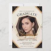 Invitation Cadres de photo scintillants pour l'anniversaire m (Devant)