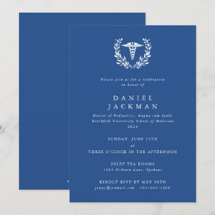 Invitation Caducée Bleu + Remise des diplômes de l'école de m