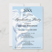 Invitation Caducée médical moderne de remise des diplômes | P (Devant)