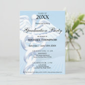 Invitation Caducée médical moderne de remise des diplômes | P (Debout devant)