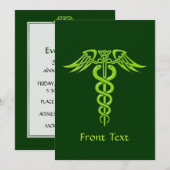 Invitation Caduceus (Devant / Derrière)