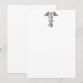 Invitation Caduceus vétérinaire (Devant / Derrière)