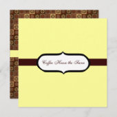 Invitation Café (Devant / Derrière)