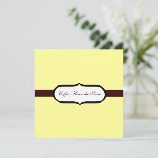 Invitation Café (Debout devant)