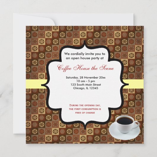 Invitation Café (Dos)