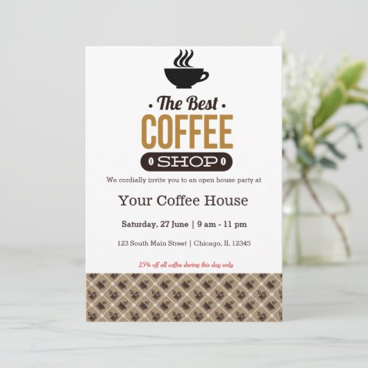 Invitation Café (Debout devant)