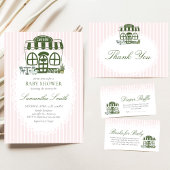 Invitation Cafe Bebe Baby Shower Café