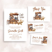 Invitation Café Bebe Baby shower café