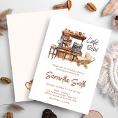 Invitation Café Bebe Baby shower café
