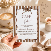 Cafe Bebe Shower de Bébé Café
