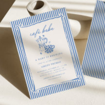 Cafe Bebe Shower | La petite merveille bleue est e