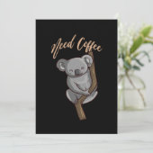 Invitation Café - Besoin de café (Debout devant)
