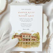 Invitation Café BRAUER Lincoln Park Chicago Mariage