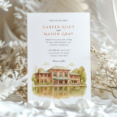 Invitation Café BRAUER Lincoln Park Chicago Mariage
