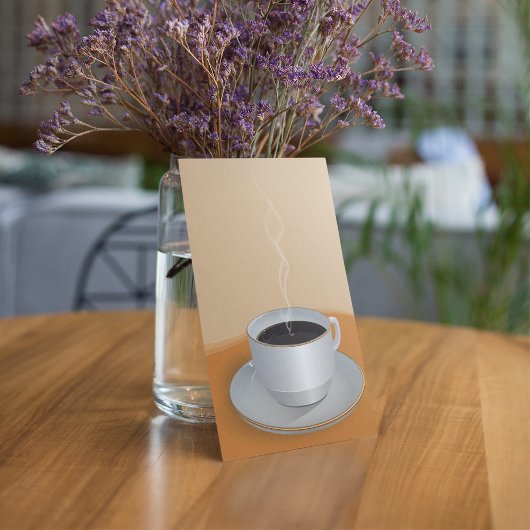 Invitation Café chaud vapeur