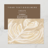 Invitation café coeur (Devant / Derrière)