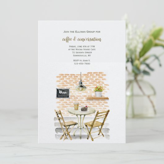 Invitation Cafe Connection (Debout devant)