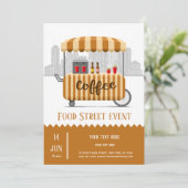 Invitation Café de rue (Debout devant)