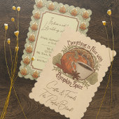 Invitation Café épice citrouille et amis