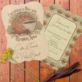 Invitation Café épice citrouille et amis