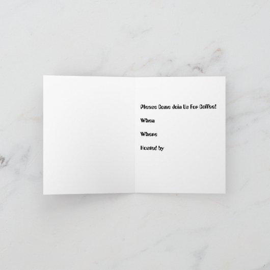 Invitation café Espresso (Intérieur)