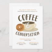 Invitation Café et conversation (Devant / Derrière)