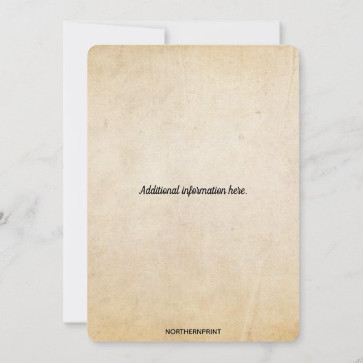 Invitation Café et Donuts modifiables (Dos)