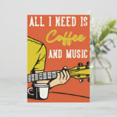 Invitation Café Et Musique Lover (Debout devant)