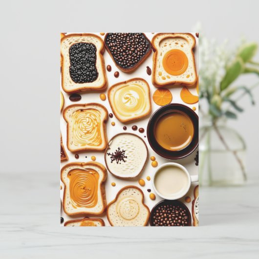 Invitation café et toast (Debout devant)