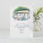 Invitation Café français (Debout devant)