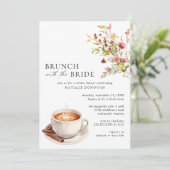 Invitation Café Garden | Brunch Fête des mariées printemps mi (Debout devant)