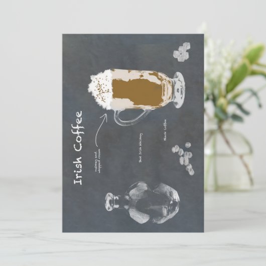 Invitation Café irlandais (Debout devant)