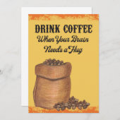 Invitation Café Lover Le Matin (Devant / Derrière)